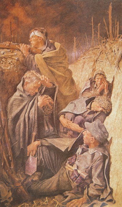 Soldados alemanes atrincherados de Franz Eichhorst