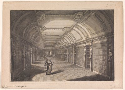 Biblioteca de la abadía Sainte-Geneviève de París de Franz Ertinger