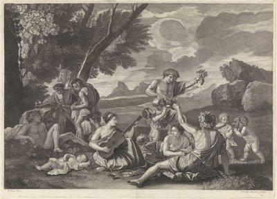 paisaje con bacantes de Franz Ertinger