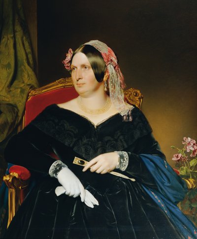 dama en el sillón de Franz Eybl