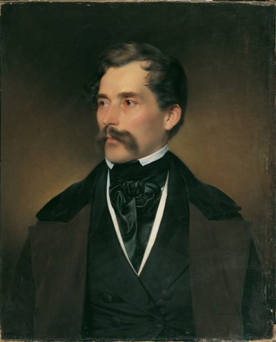 Retrato de un caballero canoso con bigote de Franz Eybl