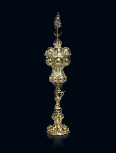 Copa y tapa doradas en parte, 1609-29 de Franz Fischer