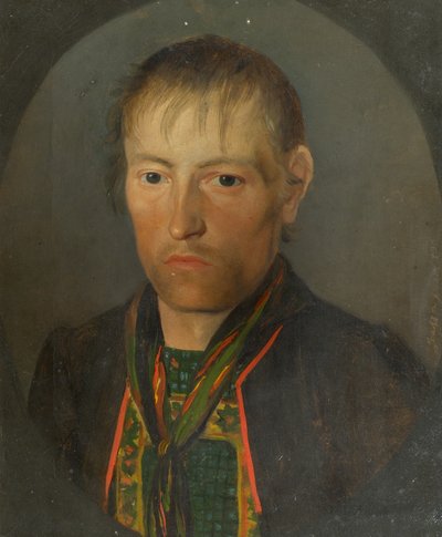 retrato de un campesino de Franz Gasser