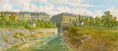 El puente Elisabeth sobre el río Wien de Franz Gerasch