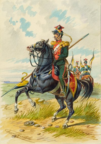 soldado a caballo de Franz Gerasch