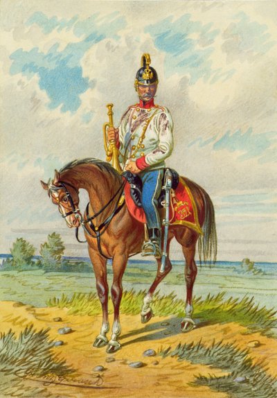 soldado a caballo de Franz Gerasch