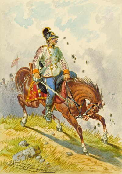 soldado a caballo de Franz Gerasch