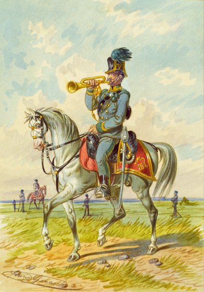 soldado a caballo de Franz Gerasch