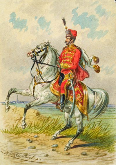 soldado a caballo de Franz Gerasch