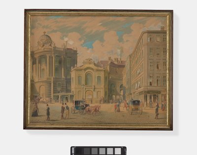 El viejo Burgtheater, Viena de Franz Gerasch