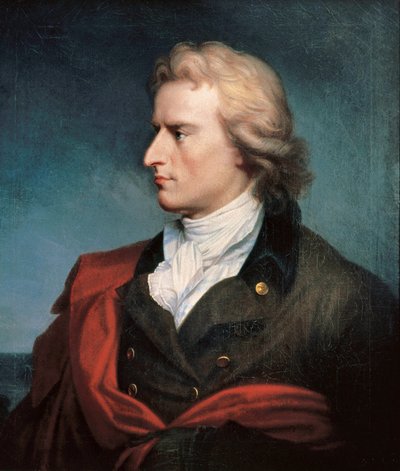 Retrato de Friedrich Schiller (1759-1805) de Franz Gerhard von Kugelgen
