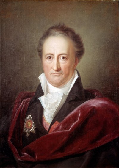 Retrato de Johann Wolfgang Goethe de Franz Gerhard von Kugelgen