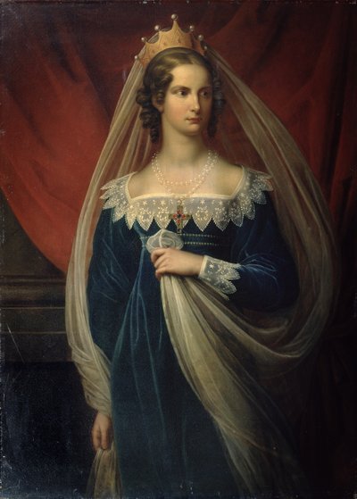 Retrato de la Princesa Charlotte von Preussen, 1817 de Franz Gerhard von Kugelgen