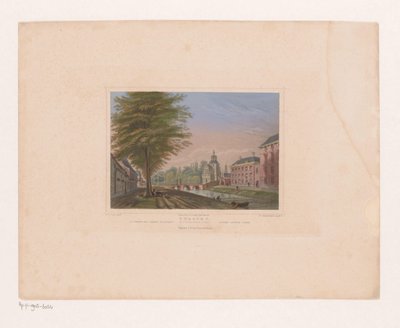 Vista del Wittevrouwenpoort en Utrecht de Franz Hablitschek