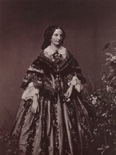 Emperatriz Isabel de Austria, siglo XIX de Franz Hanfstaengl
