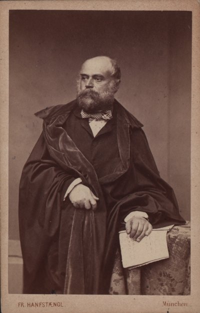 Retrato del pianista y compositor Adolph von Henselt de Franz Hanfstaengl
