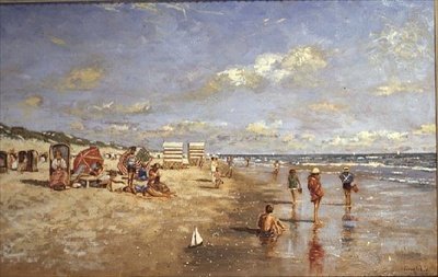 En la playa de Franz Helfferich