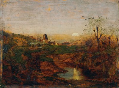 Anochecer en páramos de Franz Hoffmann von Fallersleben