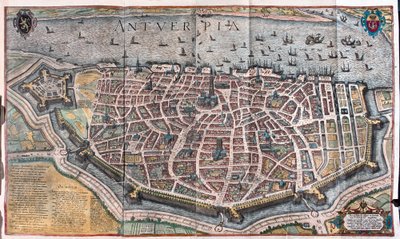 Amberes, Bélgica (grabado) de Franz Hogenberg