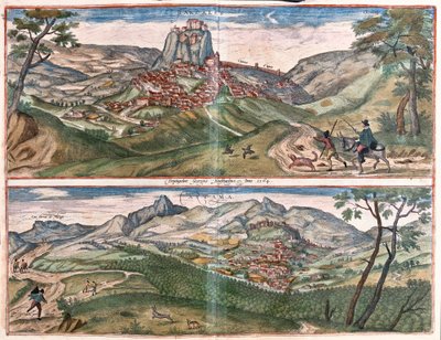 Ardales y Cártama, España (grabado) de Franz Hogenberg