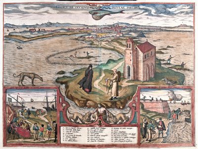 Bahía de Cádiz, España de Franz Hogenberg