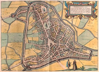 Bois le Duc, Países Bajos (grabado) de Franz Hogenberg
