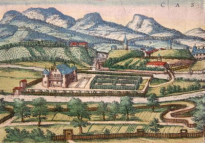 (detalle) de una vista de Kassel, de 