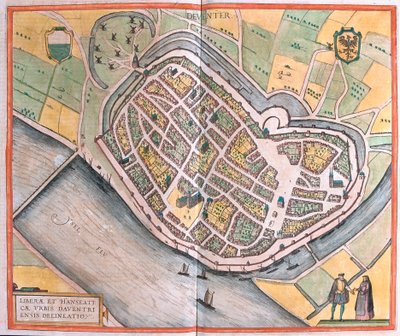 Deventer, Países Bajos de Franz Hogenberg
