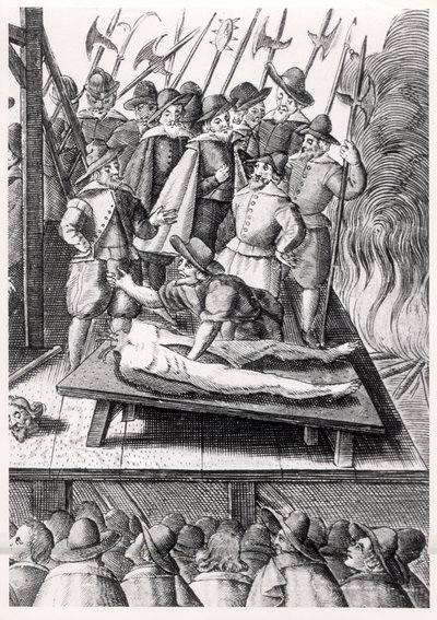 Ejecución de católicos en Inglaterra durante el reinado de Isabel I (1533-1603) de Franz Hogenberg