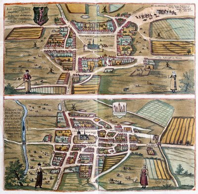 Heide y Meldorf, Alemania de Franz Hogenberg