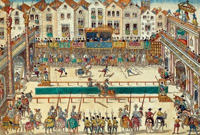 Enrique II de Francia herido de muerte, 30 de junio de Franz Hogenberg