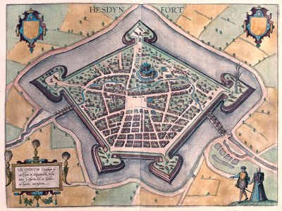Hesdin, Francia de Franz Hogenberg