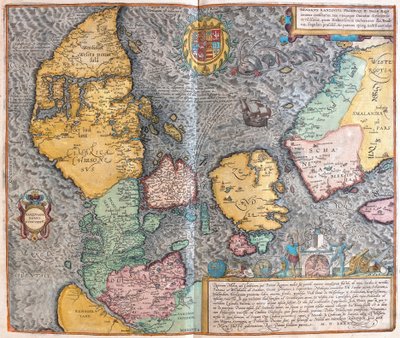 Jutlandia, Dinamarca (grabado) de Franz Hogenberg