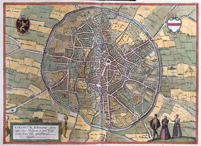 Lovaina, Bélgica (grabado) de Franz Hogenberg