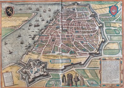 Plan de Anvers de Franz Hogenberg