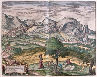 Terracina, Italia de Franz Hogenberg