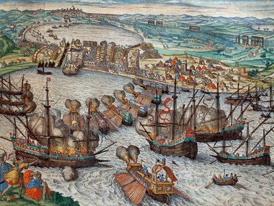 La captura de La Goleta y Túnez por Carlos V de Franz Hogenberg
