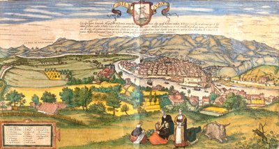 Vista de Bilbao, España de Franz Hogenberg