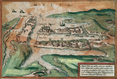 Vista de Malta de Franz Hogenberg
