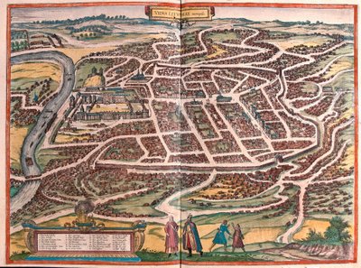 Vilna, Lituania (grabado) de Franz Hogenberg