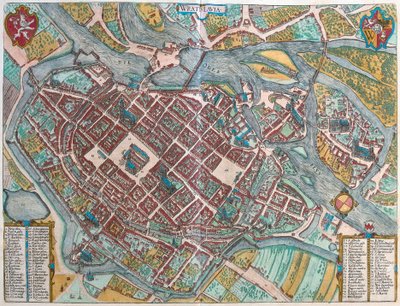 Wroclaw, Polonia de Franz Hogenberg