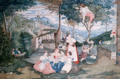 Alemán: Italienisches Landleben La vida en el campo italiano de Franz Horny