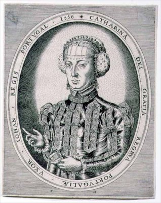 Retrato de Catalina, Reina de Portugal, esposa de Juan III, 1556 de Franz Huys