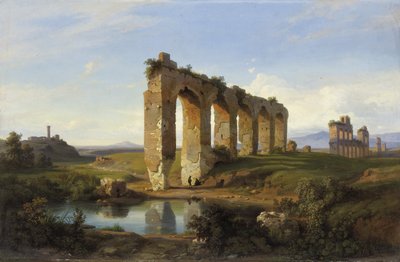 El acueducto Claudio, 1850 de Franz Jnr Knebel