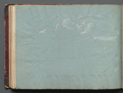 Album with Views of Rome and Surroundings, Landscape Studies, page 36b: Cloud Study de Franz Johann Heinrich Nadorp