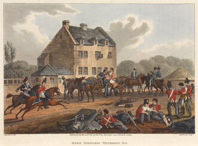 Cuartel General Waterloo 1815, grabado por M. Dubourg, 1819 de Franz Joseph Manskirch
