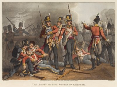 Los Buffs en la batalla de Albuera de Franz Joseph after Manskirch
