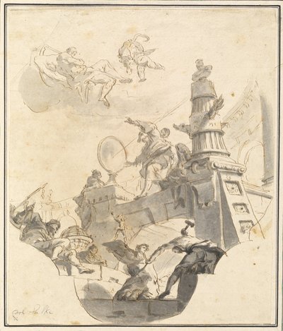 Una alegoría de la sabiduría y las artes de Franz Karl Palko
