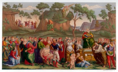 Testamento y muerte de Moisés, 1481-1482 1870 de Franz Kellerhoven