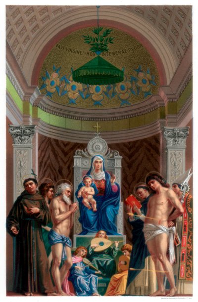 Retablo de San Giobbe, c1478 de Franz Kellerhoven